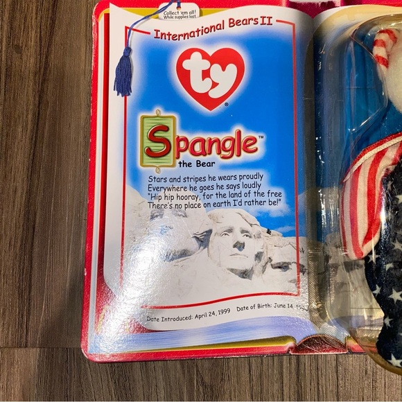 Spangle the Bear ty International Bears Vintage Bears Collection 4th July USA - Picture 3 of 3